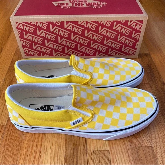 Vans Checkerboard Classic Slip On Women’s Sneakers - Picture 4 of 6